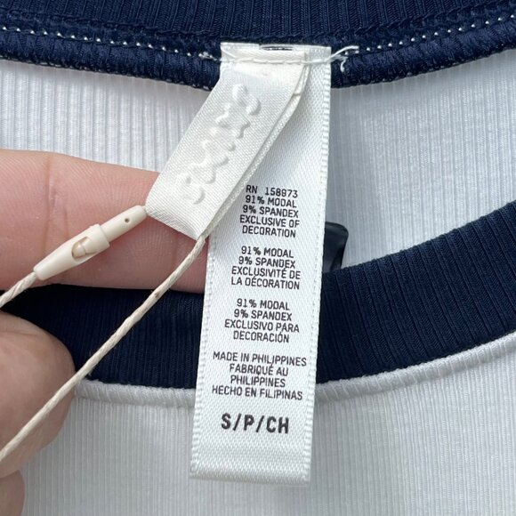 NWT SKIMS Soft Lounge Ribbed Short Sleeve T Shirt Dress in Marble Multi Size S - Picture 6 of 9